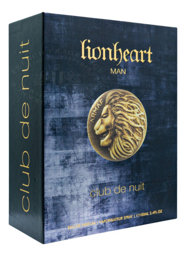 Club De Nuit Lionheart Armaf Man 100ml Genuino Edp