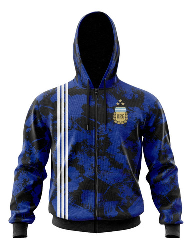 Campera Capucha Argentina Artemix Cc-0335