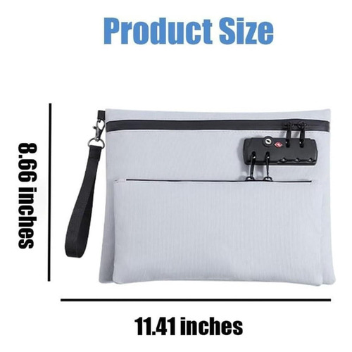 Bolsa De Viagem Com Trava, Bolsa Para Dinheiro Com Trava E