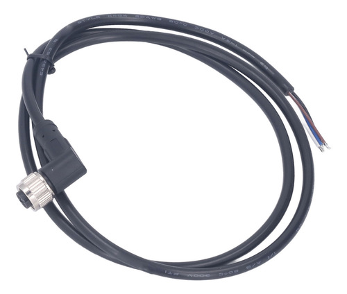 Cable Conector Hembra M12 De 4 Pines, Enchufe Eléctrico De A