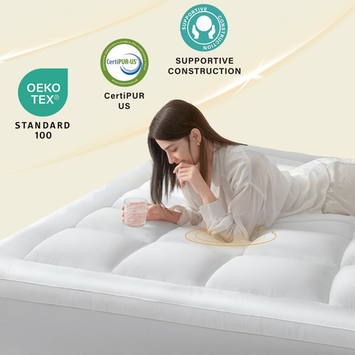 Anluoer Matchtress Topper Queen For Back Dolor, Memory Foam