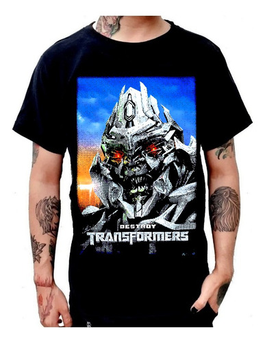 Playera Transformers Megatron Pelicula