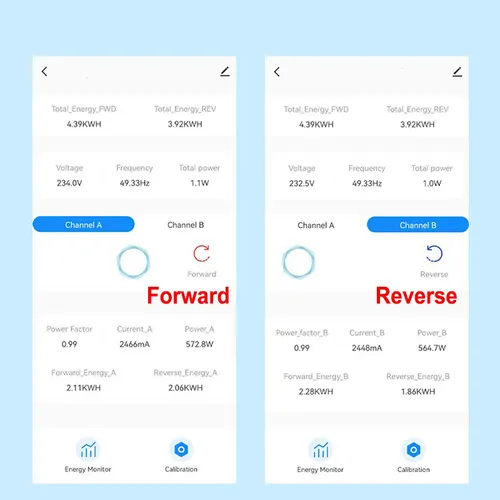 Medidor De Energía Solar Tuya Wifi Con Monitoreo Bidireccion
