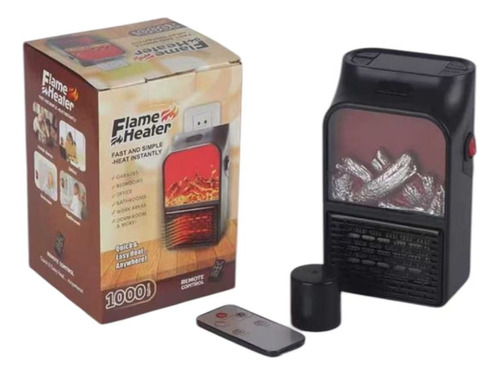 Mini Calefactor De Ambiente Chimenea Flame Heater Llama 3d
