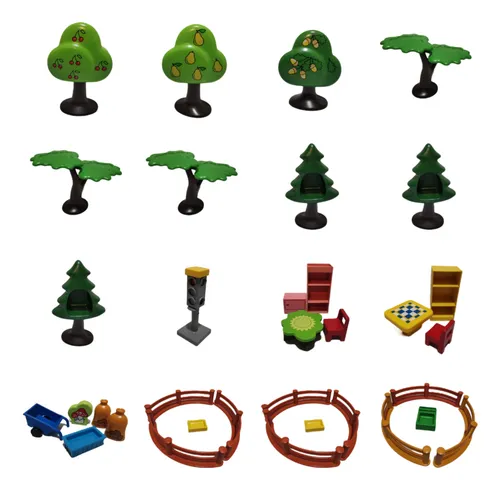 Playmobil Arbol 123 Granja Bosque Plantas Dioramas Envios