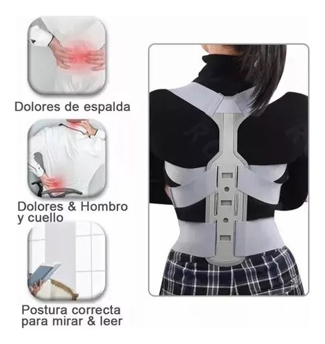 Corrector De Postura De Espalda Ajustable