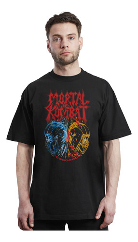 Mortal Kombat - Sub Zero - Scorpion - Metal