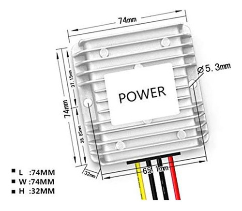 Regulador Del Convertidor De Voltaje Dc 12v 24v 36v (9-36v)