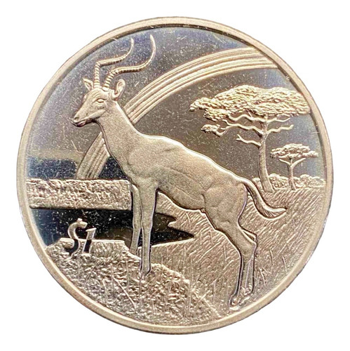 Sierra Leona - 1 Dólar - Año 2006 - Impala - Km #314