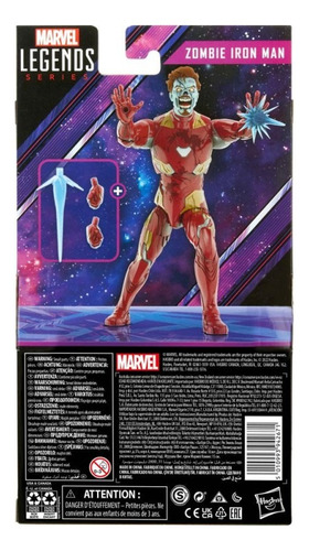 Marvel Legends What If? Iron Man Zombie Sellado