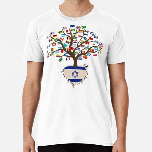 Remera Banderas De Los Paises Del Mundo Y Bandera De Israel 