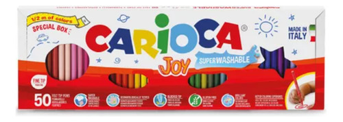 Marcadores Carioca X 50 Joy Lavables 41018