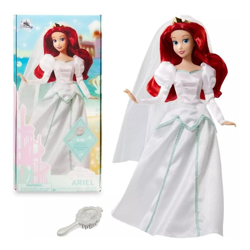 Muñeca Ariel De Novia De Disney Para Niñas