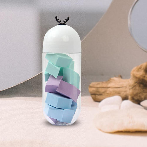 15 Piezas De Esponjas De Polvo Desechables Para Estilo G