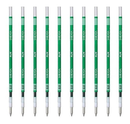 Bolígrafos De Tinta De Ge 10pcs Zebra Sarasa Njk-0.5 0.5 Mm 