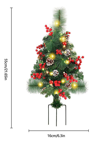 Luces Solares Tipo Estaca Para Árbol De Navidad, Jardín, Tip