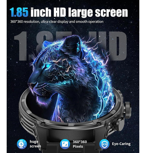 Reloj Inteligente Hirreo Fv13 Con Pantalla 4.7cm Y Linterna