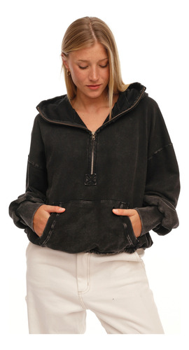 Buzo Reef Cathy Halfzipper Hoodie - Mujer