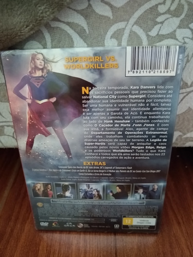 Box Dvd Supergirl - 3ª Temporada Completa - 5 Dvds - Lacrado