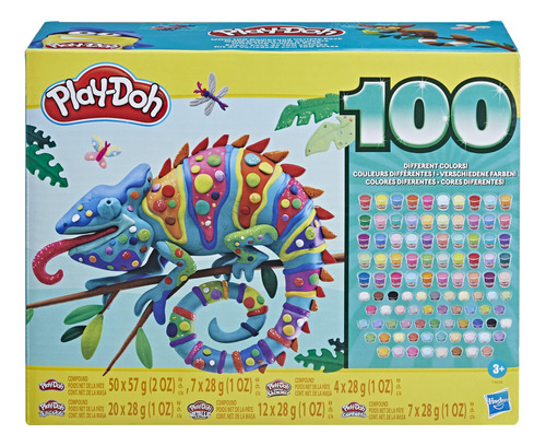 Play-doh Wow - Paquete Variado De 100 Compuestos De Modelad.