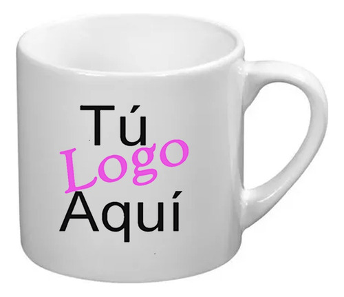 Taza Pequeña  Personalizado, Con Tu Logo O Diseño 6 Oz