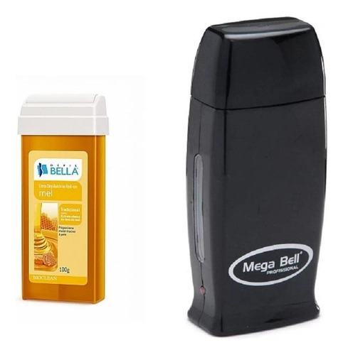 Kit Depilação Com Cera Quente Rolon E Termocera Mega Bell