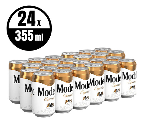 Cerveza Clara Modelo Especial 24 Latas De 355ml