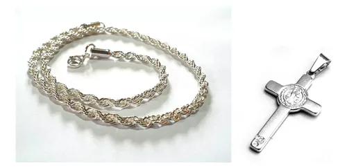 comprar Conjunto Cadenita + Dije Oro 18 Kilates Soga 50cm X 3mm *