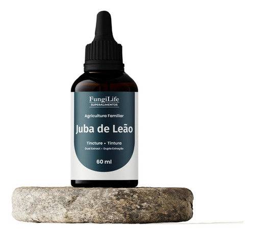 Kit Foco E Energia Extrato Juba De Leão + Cordyceps 60ml Sabor Sem Sabor