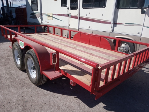 Remolquito Traila Agro 6t-16 6 Ton Cama 16 Pies Precio Neto