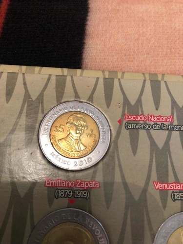 Colección Monedas 5 Pesos Bicentenario Con Billetes (Usado)