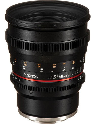 Rokinon 50mm T1.5 As Umc Cine Ds Lens For Sony E Mount