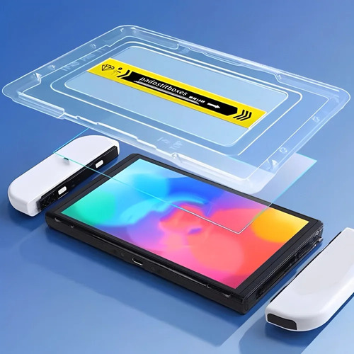 Mica Vidrio Templado Facil Instalacion Para Nintendo Switch2