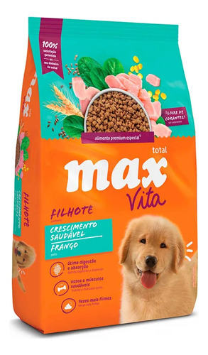Max Cachorro Crecimiento Saludable Total Pollo 8 Kg Premium Especial Perro