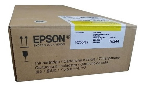 Cartucho De Tinta T6244 Para Plotter Amarillo C13t624400