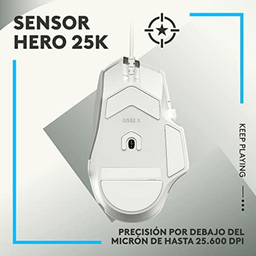 Logitech G502 X Mouse Con Cable Para Gaming Interruptores