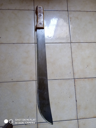 Machete Liniero De 25 Pulgadas, Mango De Madera.  Nuevo.