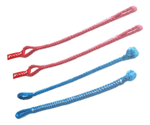 Blue Red Kiteboarding Braids Control Bar