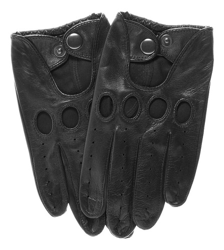 Guantes Para Conducir Pratt And Hart, Color Negro, Talle M