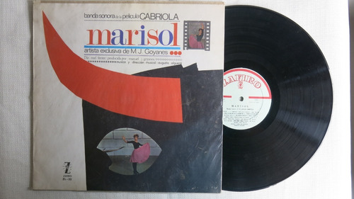 Vinyl Vinilo Lps Acetato Banda Sonora De La Pelicula Cabriol