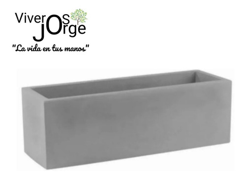 Imagen 1 de 3 de Jardinera Fibra De Vidrio 100x50x50 Cm.