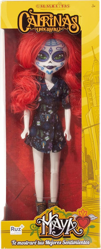 Catrinas Muñeca Maya Underworld Calaveritas 32 Cm Nueva