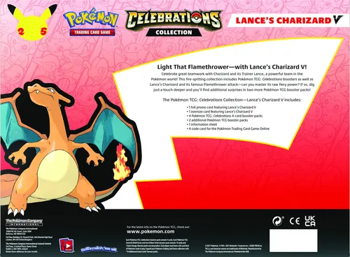 Colecciones De Celebraciones De Pokémon De Tcg Charizard Lan