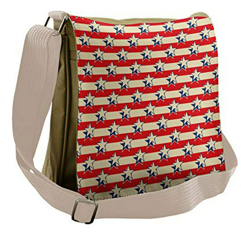 Bolso De Mensajero - Ambesonne Usa Bag, Retro Independence P