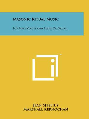 Libro Masonic Ritual Music: For Male Voices And Piano Or ...