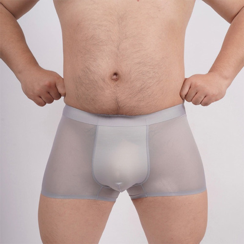 Calzoncillos Bóxer Sin Costuras Tiro Medio Para Hombre 6 Pcs