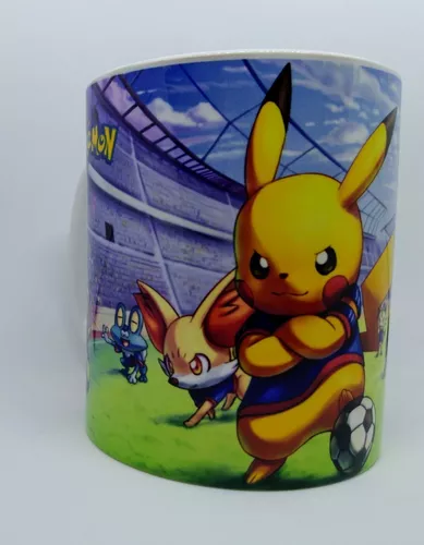 Caneca Cerâmica Estampada Desenho Pokemon (Pikachu)