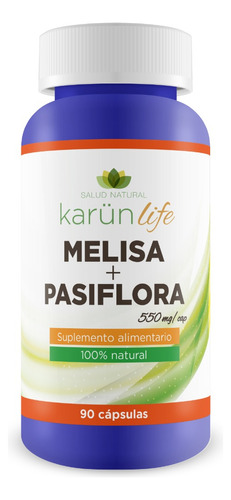 Melisa + Pasiflora 90 Capsulas 550 Mg