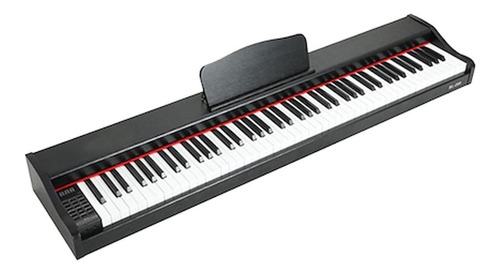 Piano Digital 88 Teclas Sensitivas Blanth Bl180 Color Negro