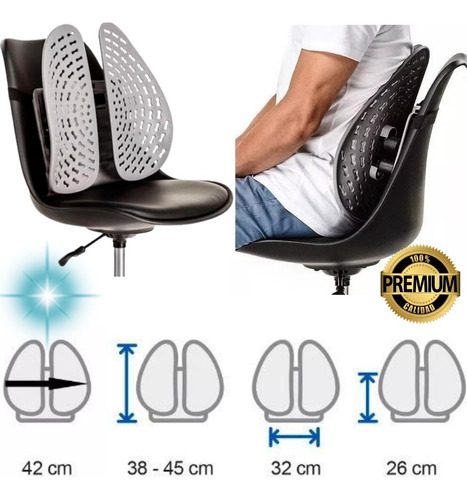 Soporte Respaldo Lumbar Espalda Silla Agnovedades